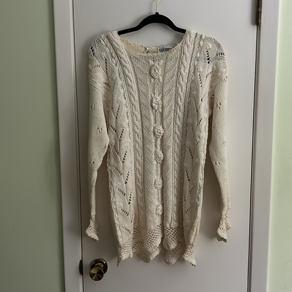 Celina yang me cream pull over sweater - Picture 2 of 5